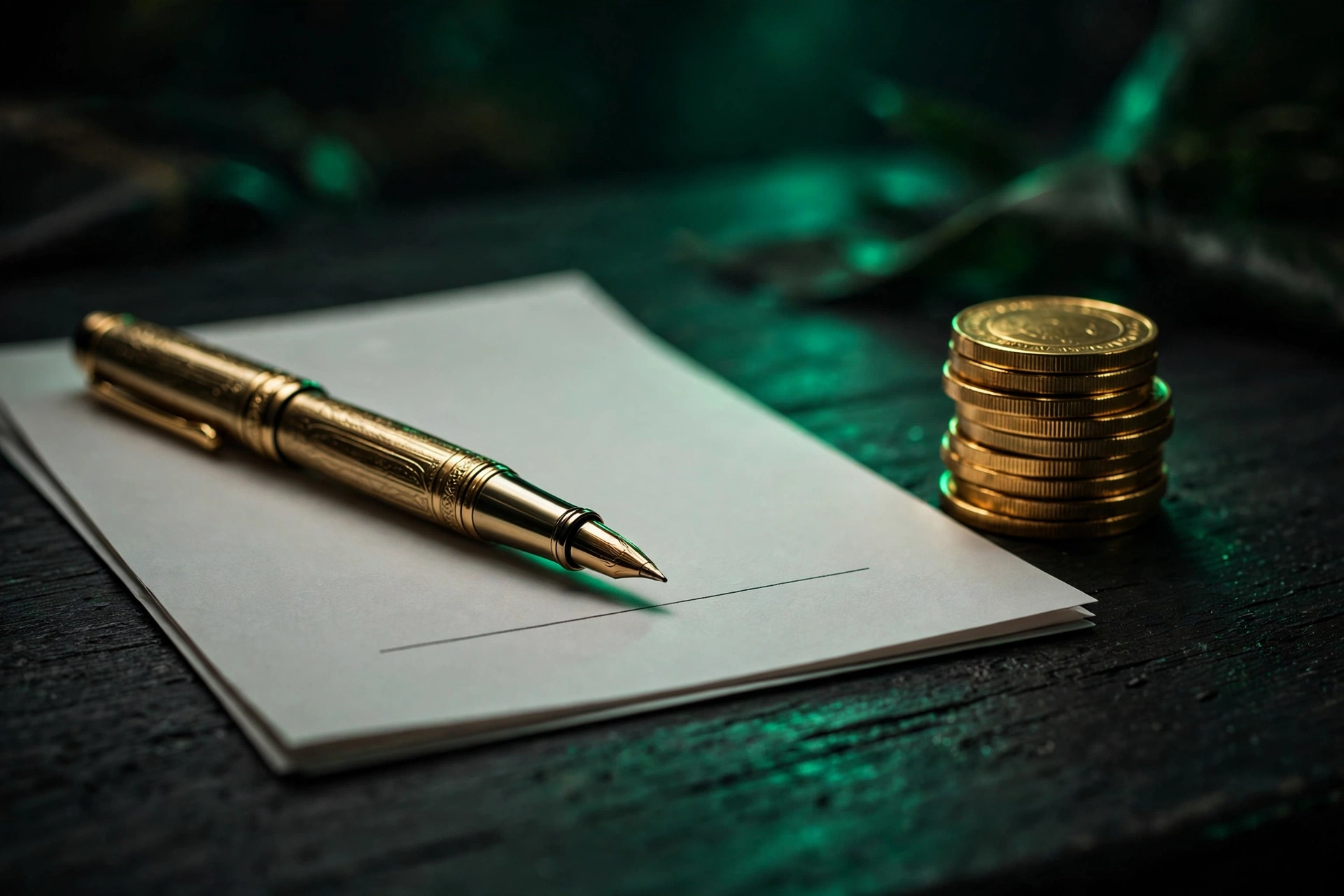 Illustration of signing a freelance scope of work with protective clauses