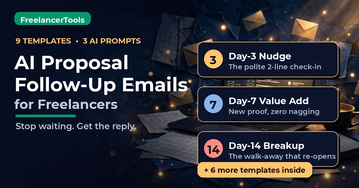 Custom hero image: AI Proposal Follow-Up Emails for Freelancers — 9 templates and 3 AI prompts