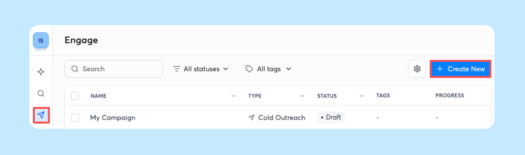 Instantly's campaign dashboard (official help documentation)