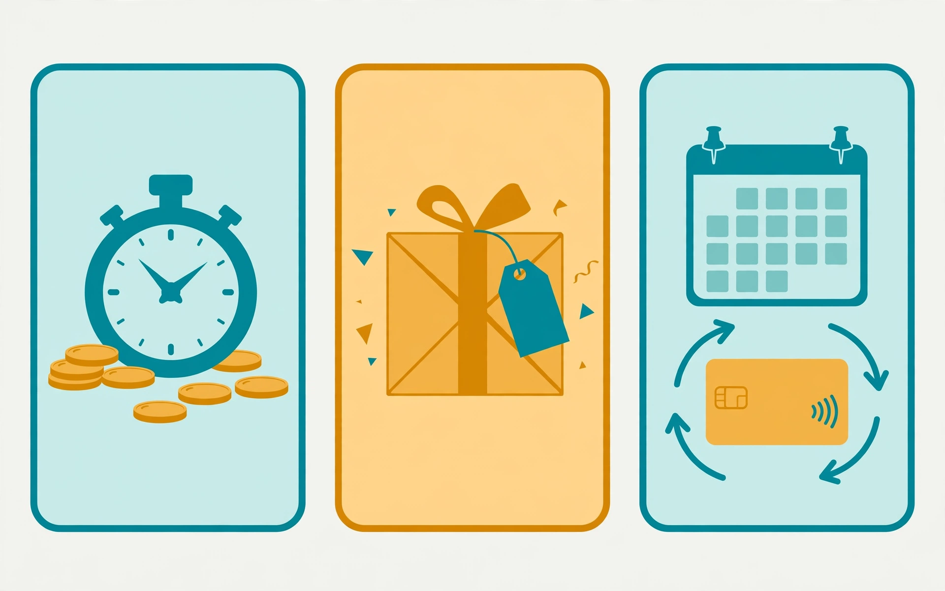 Illustration comparing hourly vs project vs retainer pricing models for freelancers in 2026